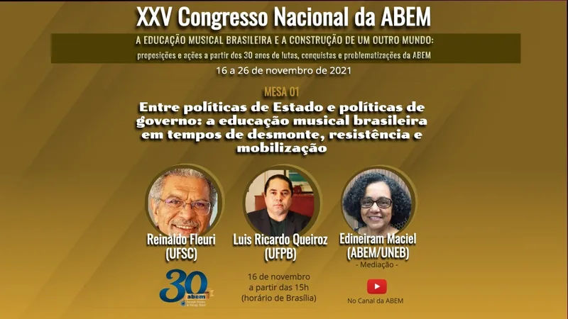 Miniatura do vídeo: MESA 01 – Entre políticas de Estado e políticas de governo: a Ed. Mus. em tempos de desmonte
